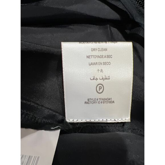 BCBGMAXAZRIA Black Beaded Strapless Cocktail Mini Dress Women's Size XS PROM - Picture 12 of 12